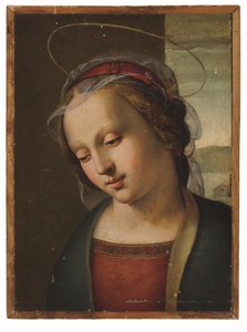 La Madonna: un frammento di un altare da Ridolfo Ghirlandaio (attr. to)