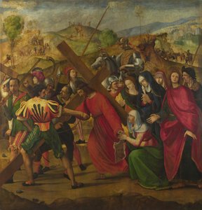 La processione al Calvario, c. 1505 da Ridolfo Ghirlandaio