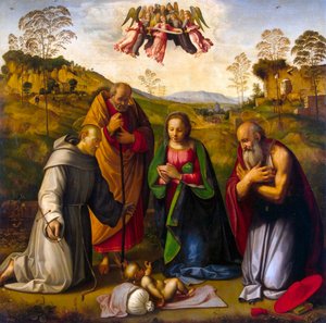 La Vergine con il Bambino e i santi Francesco e Girolamo