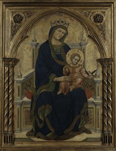 Vergine e Bambino in trono da Ridolfo di Arpo Guariento