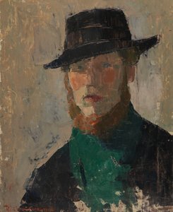 Autoritratto con cappello nero da Rik Wouters