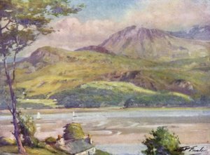 La riva vicino a Harlech, pomeriggio da Robert (after) Fowler