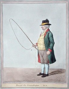 Billy il guardiacaccia, inciso da James Gillray (1756-1815) pubblicato da Hannah Humphrey nel 1810 da Robert (after) Frankland