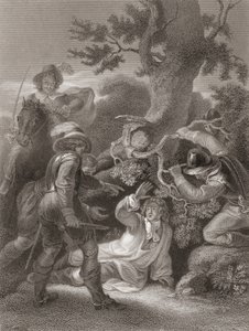 Duca di Monmouth catturato dopo la Battaglia di Sedgemoor. Da La Storia d