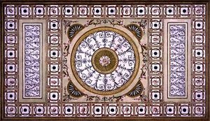 Design per il soffitto della biblioteca di Osterley House, la residenza di Robert Child Esq.