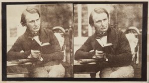 Ritratto stereografico del Dr John Adamson da Robert Adamson
