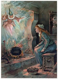 Cenerentola e la Fata Madrina, illustrazione da 