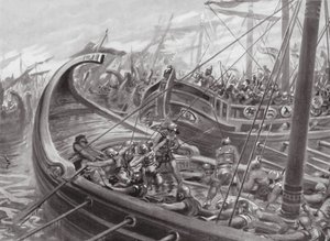 La Flotta Focese Sconfigge i Cartaginesi da Robert Ambrose Dudley