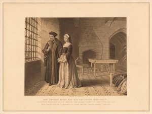 Sir Thomas More e sua figlia Margaret, 1878 da Robert Anderson
