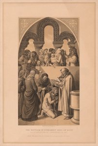 Il battesimo di Ethelbert Re del Kent, 597 1878 da Robert Anderson