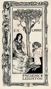 Un ex libris, 1894 da Robert Anning Bell
