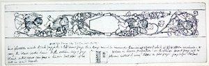 Progetto per risguardi, c.1895 da Robert Anning Bell