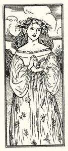 Illustrazione per Poesie di John Keats (litografia) da Robert Anning Bell