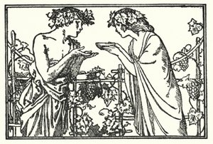 Illustrazione per Poesie di John Keats: Endimione da Robert Anning Bell