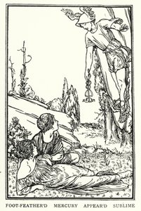 Illustrazione per Poesie di John Keats: Endimione (litografia) da Robert Anning Bell