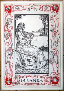 Miranda, dalle Eroine di Shakespeare di Anna Murphy Jameson da Robert Anning Bell