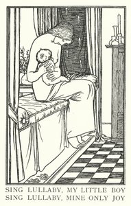 Canta ninna nanna, mio piccolo, canta ninna nanna, mia unica gioia da Robert Anning Bell