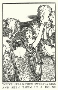 Li hai sentiti cantare dolcemente e li hai visti in un cerchio da Robert Anning Bell