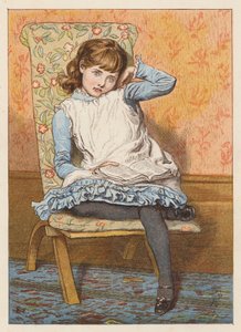 Ragazza che legge e sogna ad occhi aperti