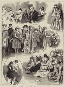 Ballo in maschera per bambini alla Mansion House da Robert Barnes