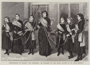 Esecuzione della Sinfonia dei giocattoli di Haydn da parte dei bambini del Royal Asylum of St Anne, Redhill da Robert Barnes