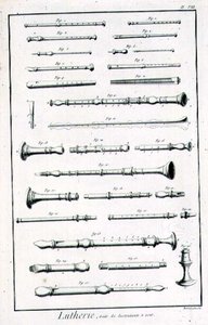 Tavola VIII: Strumenti a fiato dall