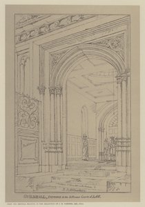 Ingresso ai diversi Tribunali, Guildhall, Città di Londra da Robert Blemell (after) Schnebbelie