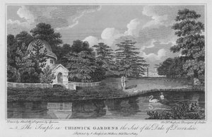 Il Tempio nei Giardini di Chiswick, residenza del Duca di Devonshire