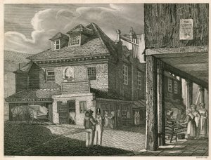 Mercato di Hungerford, vicino a York Buildings, The Strand, Londra da Robert Blemell Schnebbelie