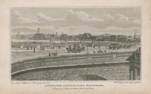 Londra, da Chatham Place, Blackfriars da Robert Blemell Schnebbelie