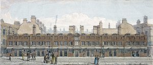 Monkwell Street, Londra, 1818 da Robert Blemmell Schnebbelie