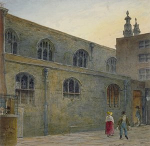 Lato nord della Guildhall Chapel che mostra l