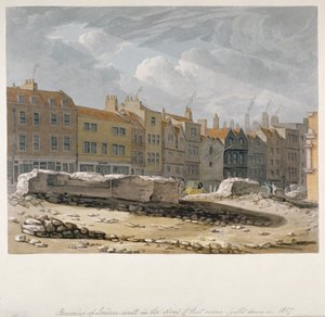 Resti del Muro di Londra abbattuti nel 1817, Città di Londra