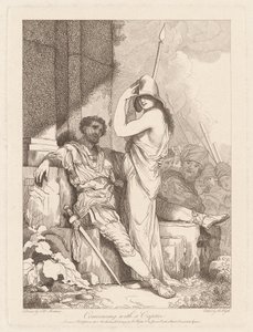 Conversando con un prigioniero da Robert Blyth, after John Hamilton Mortimer