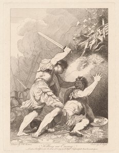 Uccidere un nemico da Robert Blyth, after John Hamilton Mortimer