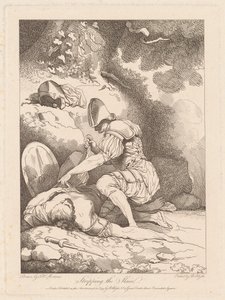 Spogliando i caduti da Robert Blyth, after John Hamilton Mortimer