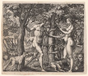 Adamo ed Eva, fine 1500 da Robert Boissard