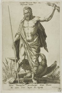 Giove, piastra 2 da Parnaso Bicipite da Robert Boissard
