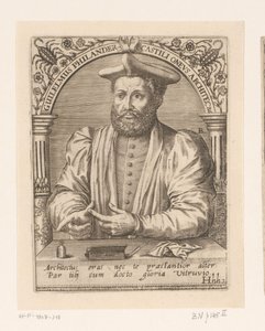 Ritratto di Guillaume Philandrier da Robert Boissard