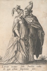 Coppia in passeggiata, dalle Mascherate da Robert Boissard