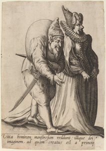 Vitia hominem monstrosum, 1597 da Robert Boissard