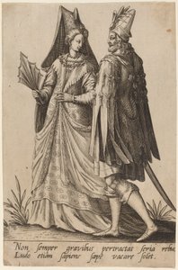 Non semper gravibus... da Robert Boissard after Jean Jacques Boissard