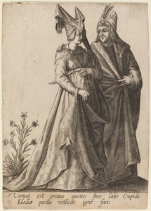 Virtù è grata ogni volta... da Robert Boissard after Jean Jacques Boissard