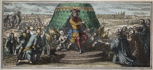 La costruzione degli Invalides nel 1670 - Allegoria della fondazione dell