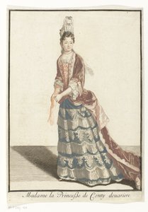 Ritratto di Marie Anne de Bourbon da Robert Bonnart (possibly)