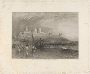 Castello di Dunstanborough, Northumberland da Robert Brandard