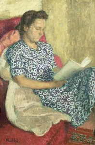 Ritratto di una donna che legge da Robert Buhler