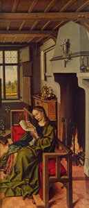 Ala del Retablo Santa Barbara, 1438, c1934 da Robert Campin