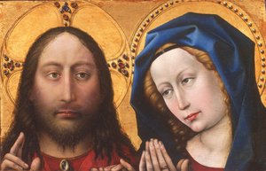 Cristo e la Vergine da Robert Campin