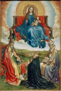 Madonna in gloria con donatore e i santi Pietro e Agostino